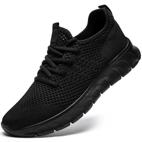 YRLTYO Mens Running Shoes Slip On Tennis Walking Sneakers Workout Athletic Lightweight Casual Sport Shoes