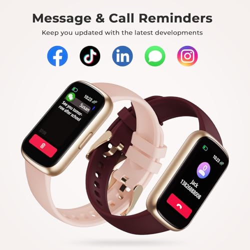 TIFOZEN Fitness Tracker for Women Men, Smart Watch Band with 24/7 Heart Rate Blood Oxygen Sleep Monitor, Calories Step Tra...