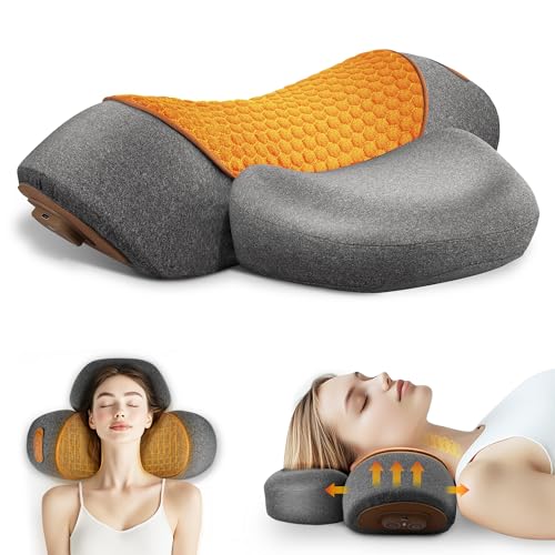 CARINIFY 3-in-1 Rechargeable Neck Massager Pillow - Pillow Massage Neck Hump for Shoulder Pain, Deep Tissue Pain Relief, w...