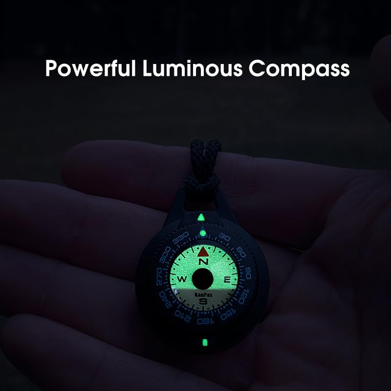 Polaris Waterproof Micro Compass Series/Watchband Or Edc Or Mini Whistle Or Whistle (Edc Compass, 2)