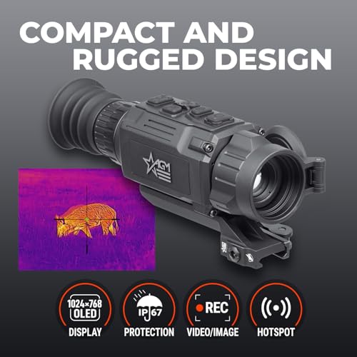 AGM Global Vision Rattler V2 Thermal Imaging Rifle Scope for Hunting. High Resolution Thermal Scope with High Sensitivity ...
