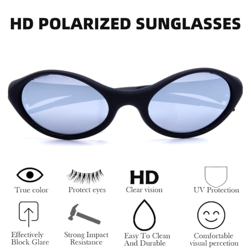 ICARA 3 Pack Sport Polarized Sunglasses for Men and Women All Day Comfort UV400 Protection for Cycling Fishing Driving