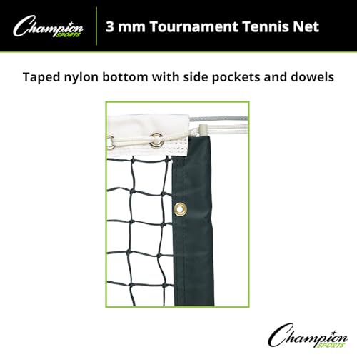 Champion Sports3.0 mm Tournament Tennis Net