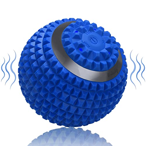 Wolady Vibrating Massage Ball 4-Speed High-Intensity Fitness Yoga Massage Roller, Relieving Muscle Tension Pain & Pressure...