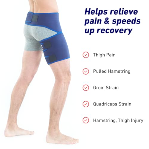Neo-G Groin Brace for Thigh or Hamstring Injury. Groin Brace for Men and Women - for arthritis, pulled groin, strain - Adj...