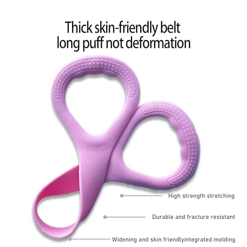 Nzwnxdtq Figure 8 Resistance Band with Handles, Elastic Bands for Working Out,Arm,Back,Shoulder Training Elastic Ropes,Exe...
