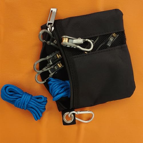 Pinenalo Rope with Roller Tensioner for Easy and Secure Tying, 6-Pack Paracord Adjusters, Camping and Boating Tie-Down Too...