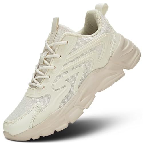Womens Walking Shoes Casual Running Tennis Gym Sneakers Lightweight Breathable Mesh Workout Sports Soft Sole