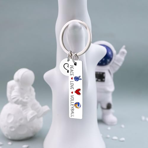 Crizaor Basketball Gymnastics Cheerleader Volleyball Soccer Softball Baseball Team Keychain Player Coach Gifts Cheer