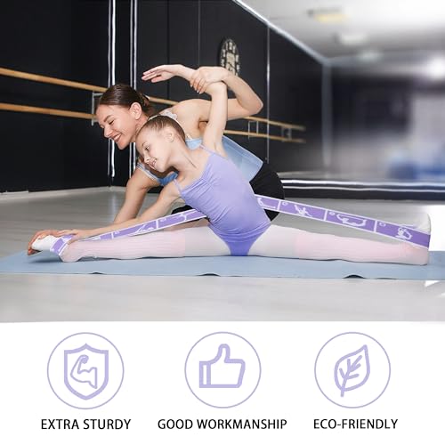 BTAMUD 2 Pcs Kids Stretch Bands Dance Stretching Straps for Children Gymnastics Equipment Dance Training Elastic Band for ...