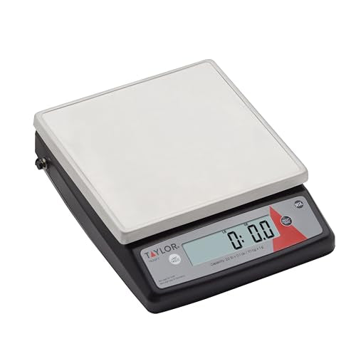 Taylor TE22FT 22-Pound Digital Portion Control Scale, Food Scale for Precise Weight Measuring and Portion Control, Tare an...
