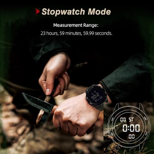 CakCity Digital Watch Military Watches for Men Black Tactical Sports Waterproof Men's Women's Wrist Watch with LED Backlig...