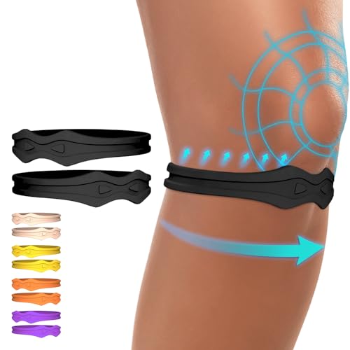 Fit Geno Knee Strap Patella Support: Knee Band for Patellar Tendon Pain Relief - Knee Brace for Tendonitis Jumpers Running...