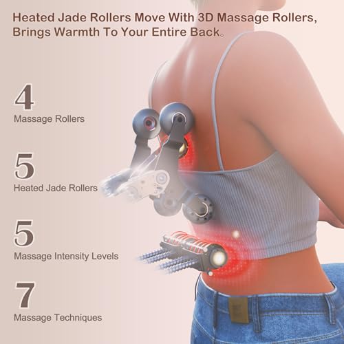 KoziSense KZ-313 2026 Heated Jade Roller Massage Chair Full Body, Deep Zero Gravity SL-Track with Heat, 12 Auto Modes, 6 C...
