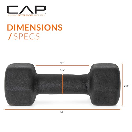 CAP Barbell Neoprene Dumbbell Weights Pairs & Sets | Multiple Colors