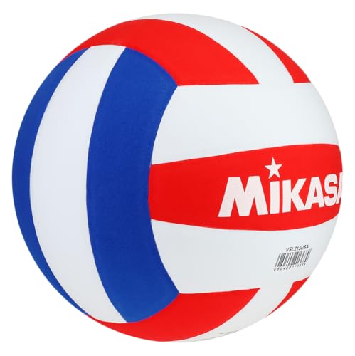 Mikasa Competitive Class Volleyball (Red/White/Blue)