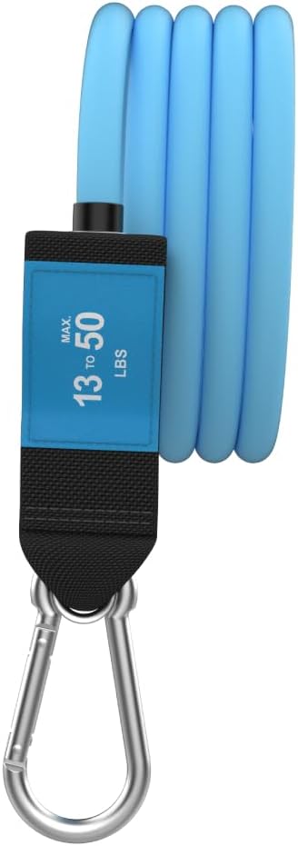 Bodylastics Stackable Resistance Band - Single Resistance Tube Exercise Band - Patented Snap Reduction Tech Workout Bands...