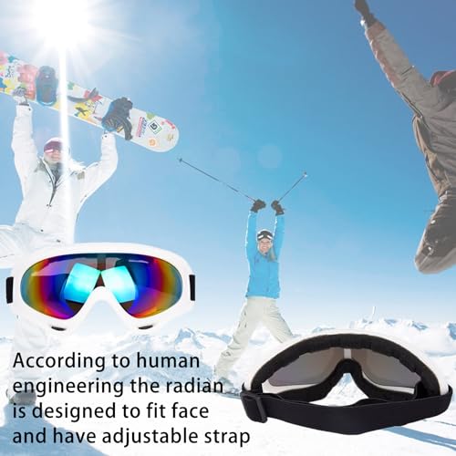 MaoMaoCha Ski Goggles for Men Women Kids Cycling Motorcycle UV Protection Goggles Snowboard Glasses for Youth Adult Teens ...