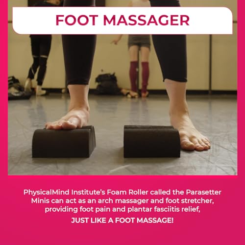 PhysicalMind Institute Parasetter MINIs Foam Roller for Foot and Heel Pain Relief, Relieve Planter Fasciitis Patented Foot...
