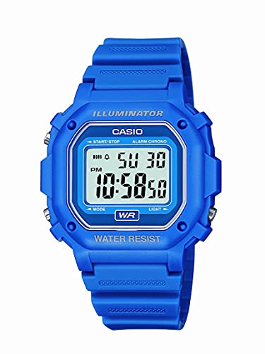 Casio F108WH Series | Men's Digital Watch | Illuminator | Water Resistant | LED Light | Daily Alarm | 1/100 SEC Stopwatch...
