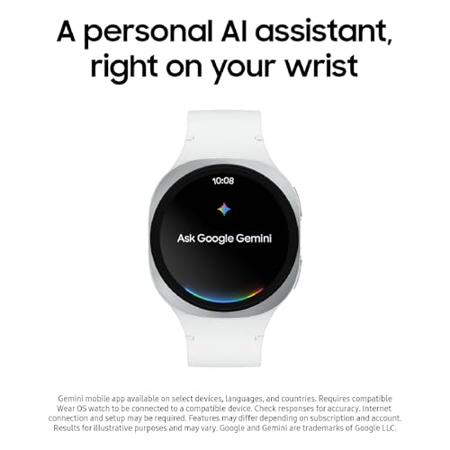 Samsung Galaxy Watch 8 (2025) 40mm Bluetooth Smartwatch, Cushion Design, Fitness Tracker, Sleep Coaching, Running Coach, E...
