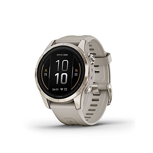 Garmin epix Pro (Gen 2) Sapphire Edition, 42mm, High Performance Smartwatch, Advanced Training Technology, Built-in Flashl...