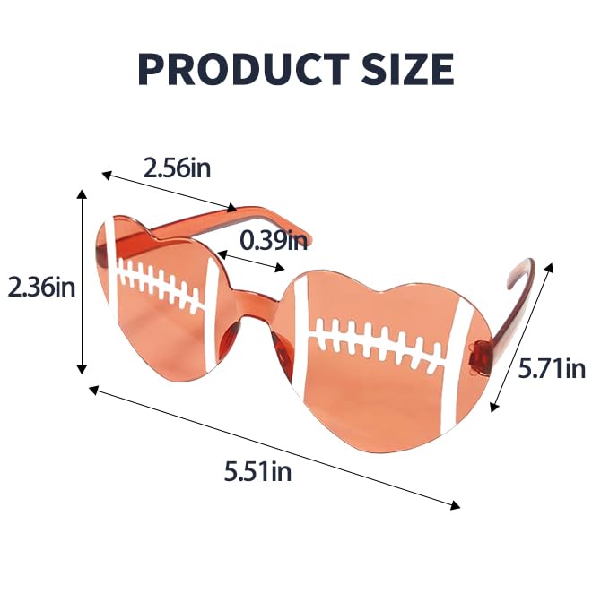 Layway 12 Pcs Sport Glasses Set Football Volleyball Soccer Basketball Sunglasses for Party Favors, Team Event Gifts