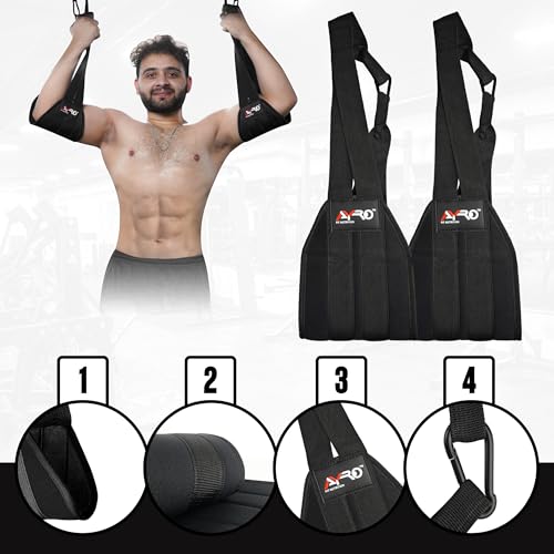 AYRO Fitness Hanging Ab Straps for Pull up Bar, Exercise Straps For Core Strength Training, Abdominal Sling Straps For Ab ...