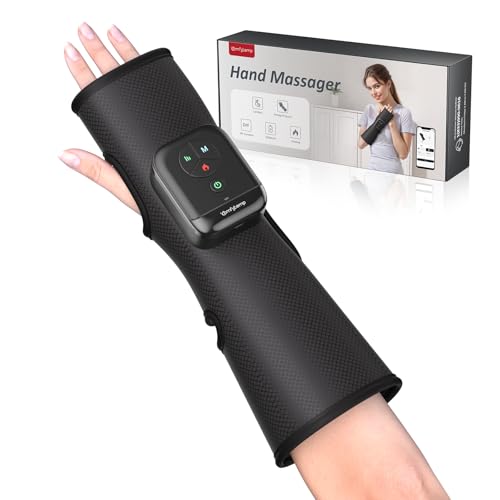 Comfytemp Air Compression Therapy Device K1063, Portable Hand and Wrist Massager for Circulation and Pain Relief, Cordless...