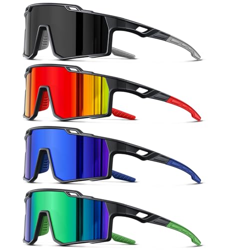 Polarized Sport Sunglasses Men Cycling Driving Fishing UV Protection Sun Glasses Lightweight Big Frame Mountain Bike Goggles