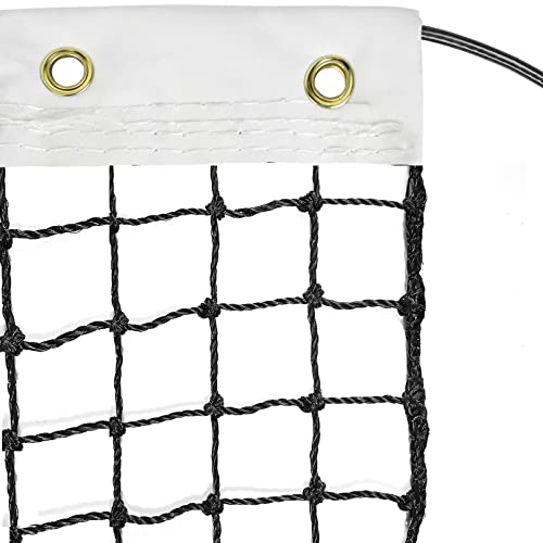 Aoneky 42' Twisted Knotted Poly Outdoor Replacement Professional Tennis Court Net