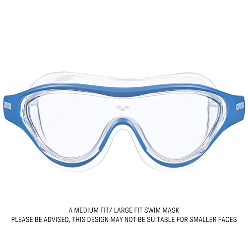 ARENA Unisex Adult The One Swim Mask Fitness Swimming Goggles Men and Women Large Fit Polycarbonate Mirror/Non-Mirror Lens