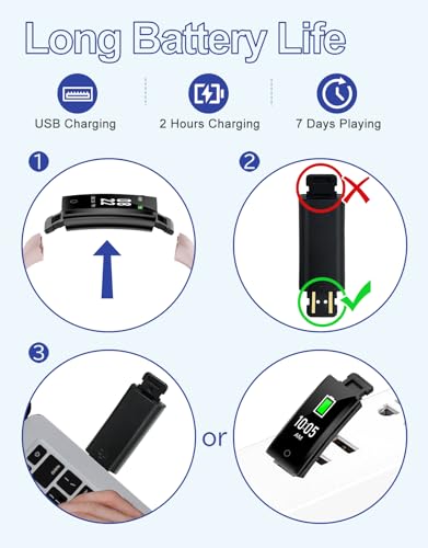 GRV Fitness Tracker Non Bluetooth Fitness Watch No App No Phone Required Waterproof Pedometer Watch with Steps Calories Co...