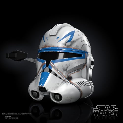STAR WARS The Black Series Clone Captain Rex Premium Electronic Helmet, Ahsoka Adult Roleplay Item, Ages 14 and Up