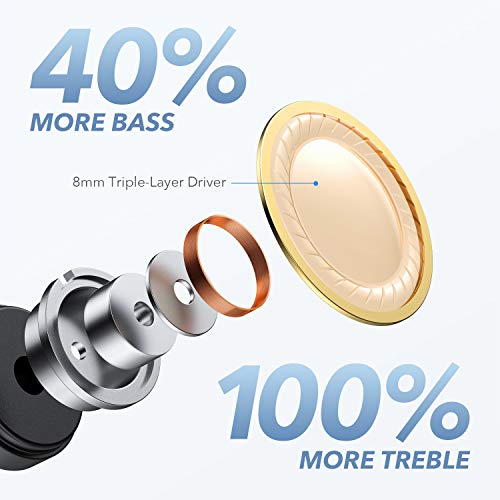 Soundcore by Anker Life A1 True Wireless Earbuds, Powerful Customized Sound, 40H Playtime, Wireless Charging, USB-C Fast C...