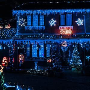 Dazzle Bright 20 Ft Battery Operated Fairy Lights, 60 Led Waterproof Silver Wire String Lights, Blue - Perfect For Indoor/Outdoor Decor