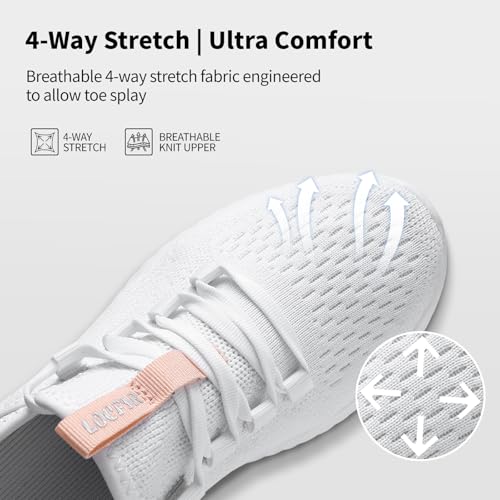 LOCFIR Women's AuraCloud Lightweight Slip On Walking Running Shoes