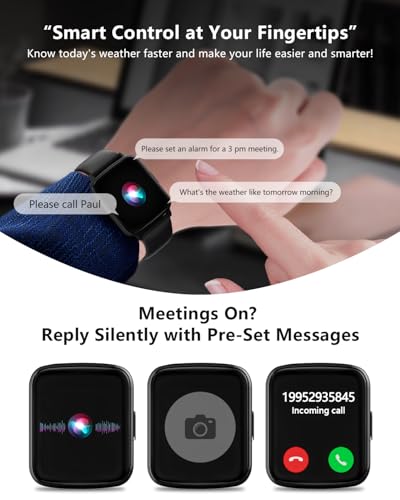 DIVElink Smart Watches for Men Women Fitness - Fitness Tracker with Monitor iP68 Waterproof 100+ Sport Mode Activity Track...