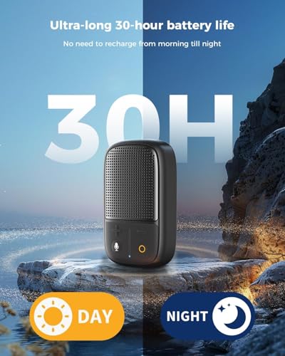 SUPERONE 2026 Upgrade Wearable Bluetooth Speaker with Voice Assistant & Mic, IPX7 Waterproof Clip-on Portable Speaker, TWS...