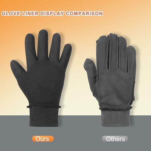 ihuan Winter Waterproof Gloves for Men Women Warm Running Cycling Snow Ski Gloves for Cold Weather, Thermal Windproof Mate...