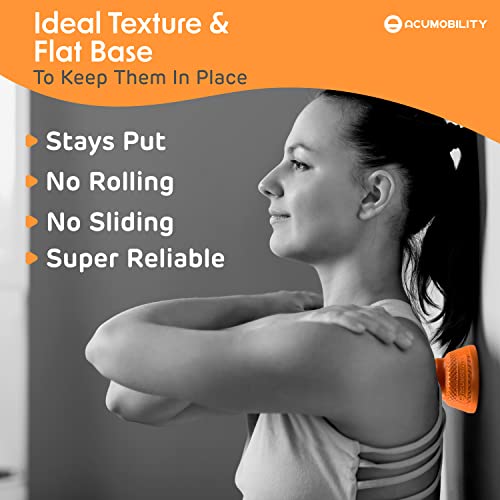 Acumobility Massage Ball Roller 2 Pack - Trigger Point - Massage Balls Massage Roller Ball - Foot Massage Ball - Physical ...