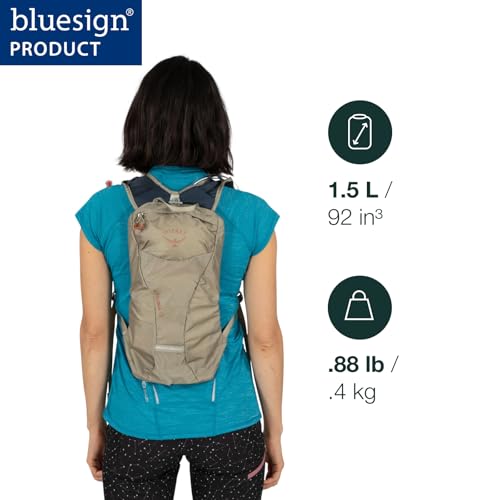 Osprey Kitsuma 1.5L Women's Biking Backpack with Hydraulics Reservoir, Space Travel Grey