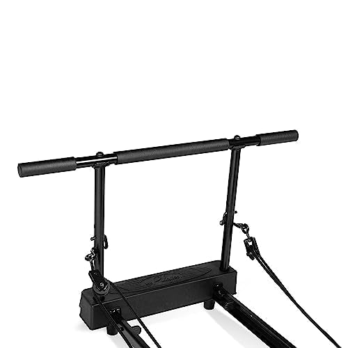 AeroPilates by Stamina 55-0012 Sturdy Steel Frame Pull Up Bar Pulley Riser Pilates Reformer Attachment with Padded Grip fo...