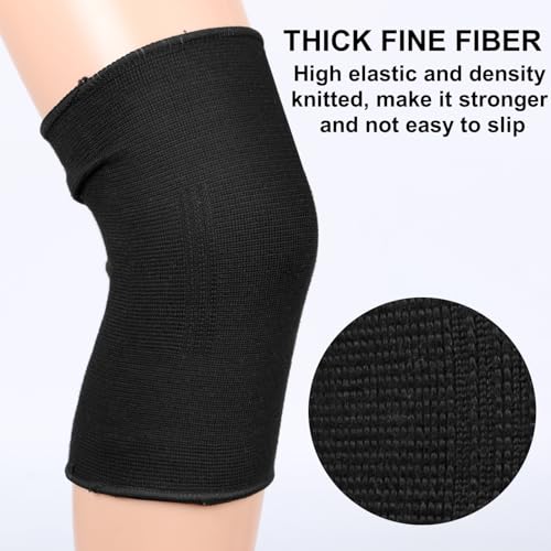 JUSDIQIR Knee Brace 2 Pack Knee Pads, 1 Pair Knee Braces Compression Sleeves For Women Men, Knee Protector for Knee Pain J...