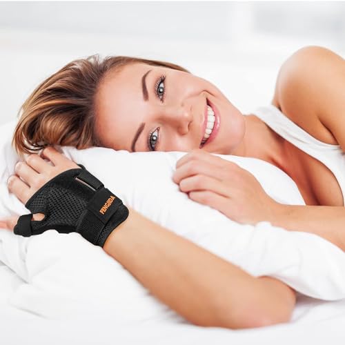 Thumb Brace - Carpal Tunnel Wrist Brace Relief and Tendinitis Arthritis Sprained, Thumb Spica Splint Wrist Support to Nigh...