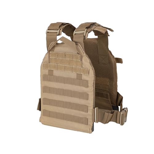 Greencity Weight Vest Adjustable Strength and Endurance Training, Tactical Vest Quick Release with Molle System, Fitness W...