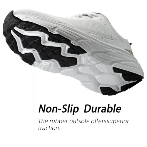 TDIDIS Men's Slip on Walking Sneakers - Lightweight Running Shoes - Cushioned Comfort for Gym, Training, Tennis, Workout -...