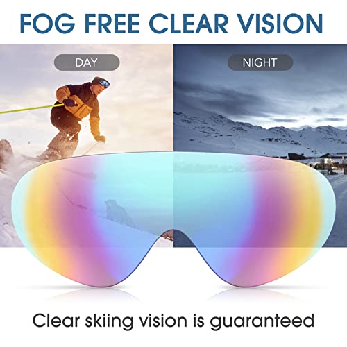 Vatefery 4-Pack Ski Goggles Snow Goggles for Men Women Kids Youth Adults Boys Girls,Snowboard Motorcycle goggles ATV Glasses