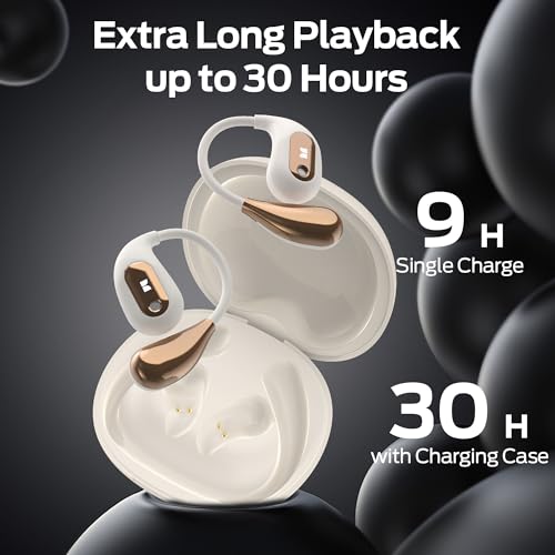 Monster Open Ear AC210 Headphones, Bluetooth 5.4 Earphones Stereo Sound, Wireless Headphones 30 Hours Playback, Type-C Cha...