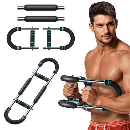 Merach Twister Arm Trainer, Adjustable Power Twister Bar, Chest Workout Equipment for Men, Portable Upper Body Workout Mac...